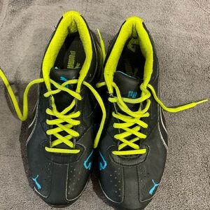 Puma Black and Green kids Sneakers